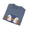 Halloween Ghost Unisex T-Shirt - We Put the Boo in BOOks - Image 5