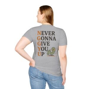 Funny Book Worms Rickroll T-Shirt
