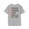 Funny Book Worms Rickroll T-Shirt - Image 3