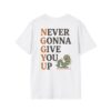Funny Book Worms Rickroll T-Shirt - Image 8