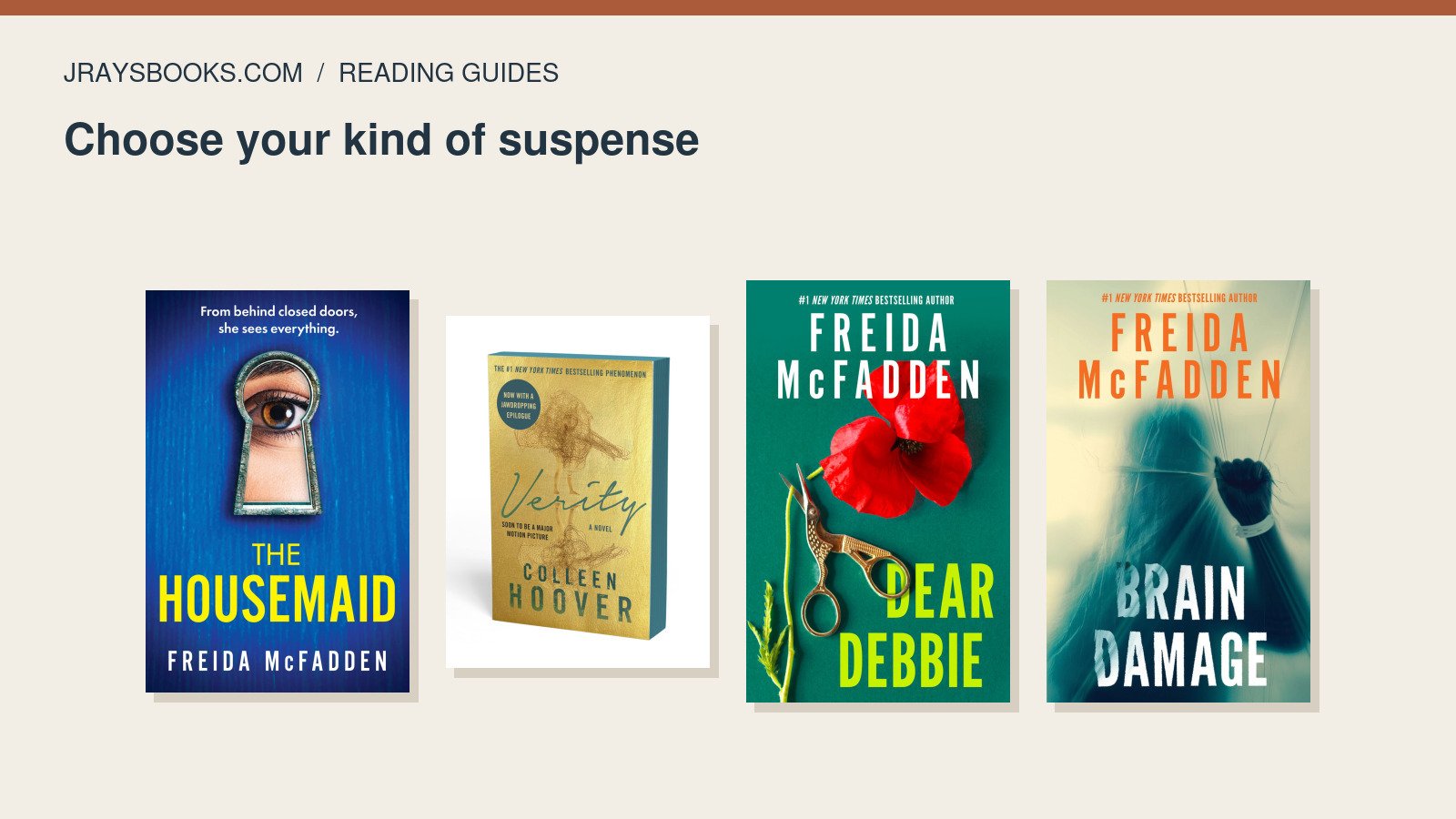 Four Psychological Thrillers: Pick Your Kind of Unease