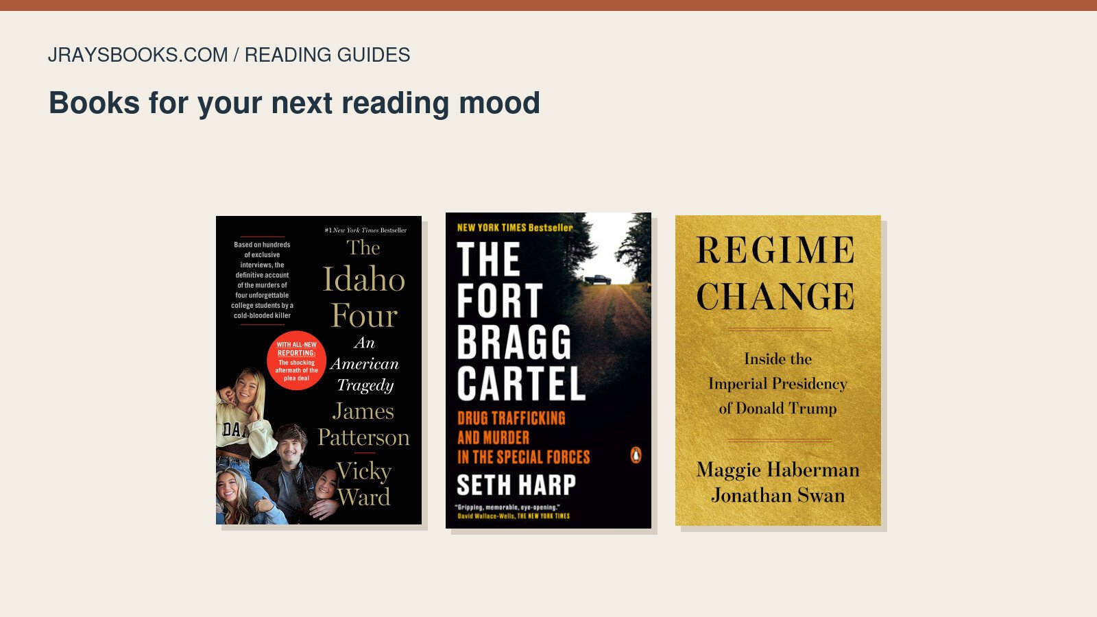Three Reported Books About Crime, Secrecy, and Accountability